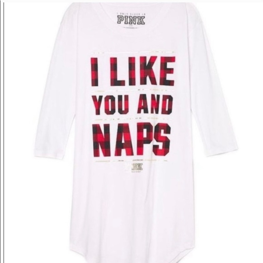 VICTORIA’S SECRET PINK PAJAMA SHIRT ❤️